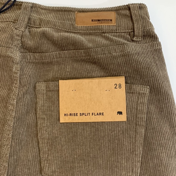 NWT - The Normal Brand Split Flare Cord Pants - Picture 8 of 10